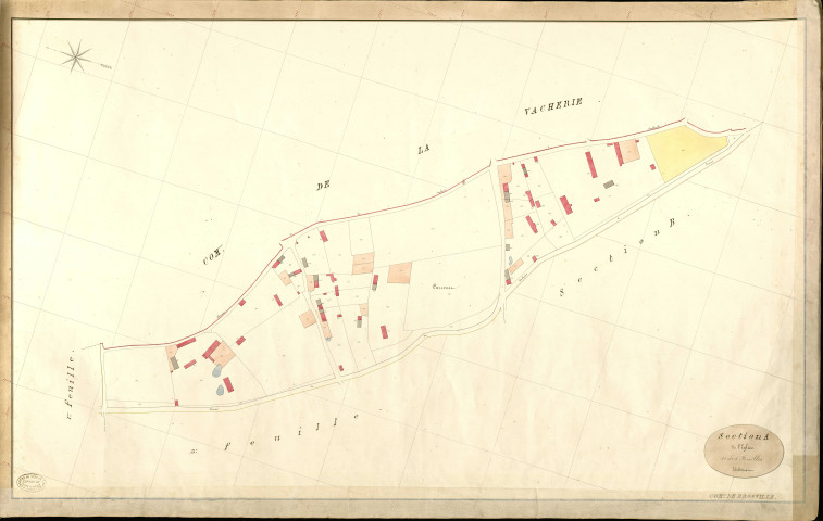 Brosville. Section A _ de l'Eglise _ 2e de 5 Feuilles
