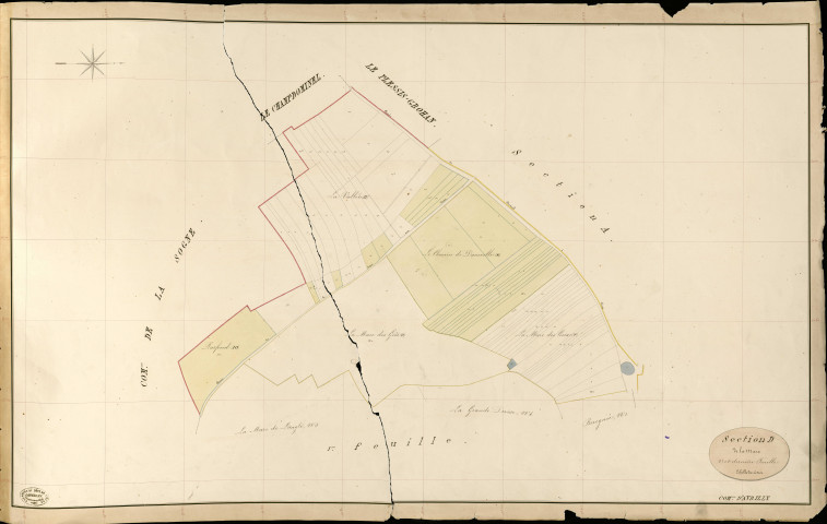 Avrilly. Section D _ de la Mare _ 2e et dernière Feuille