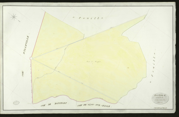 Ecaquelon. Section A _ du Bois héroult _ 2e de 3 Feuilles