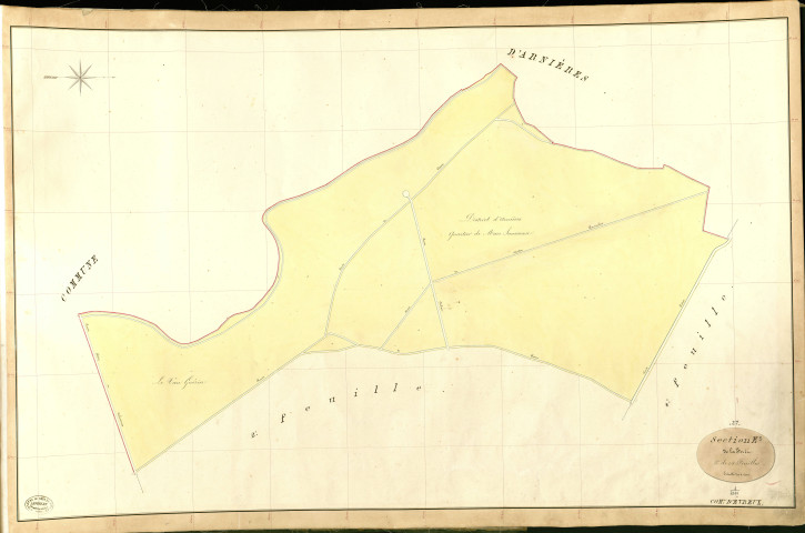 Evreux. Section E _ de la Forêt _ 3e de 14 Feuilles