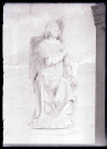 Statue de l'Ange de l'Annonciation de l'église de Guiry-en-Vexin (Val-d'OIse).