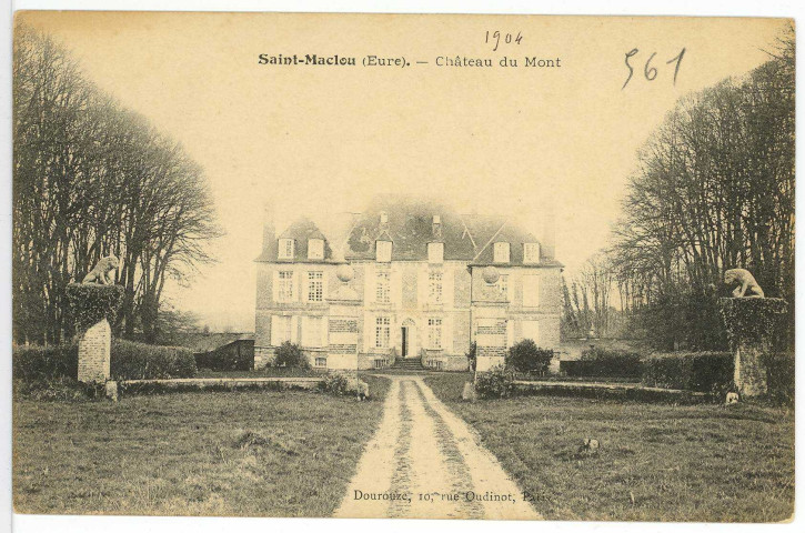 Saint-Maclou. Château du Mont.