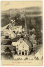 Dangu. L'Eglise vue du Vieux Château.