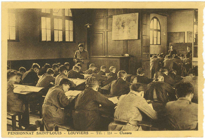 Louviers-Ville. Pensionnat Saint-Louis - Classes.