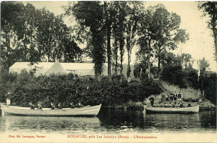Bouafles. Bouafles, près Les Andelys (Eure). - L'embarcadère.
