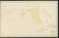 Grandcamp. Section A _ de la vallée Prévost _ 1ère de 2 feuilles _ Echelle de 1 à 2500