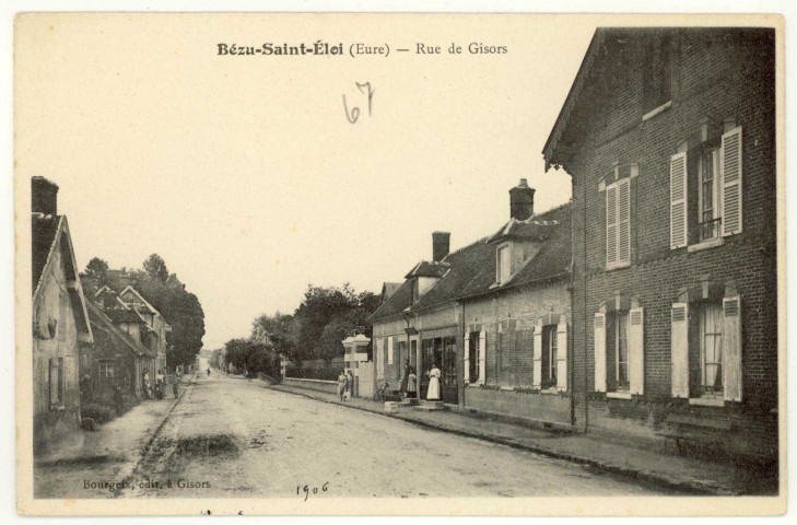 Bézu-Saint-Eloi. Rue de Gisors.