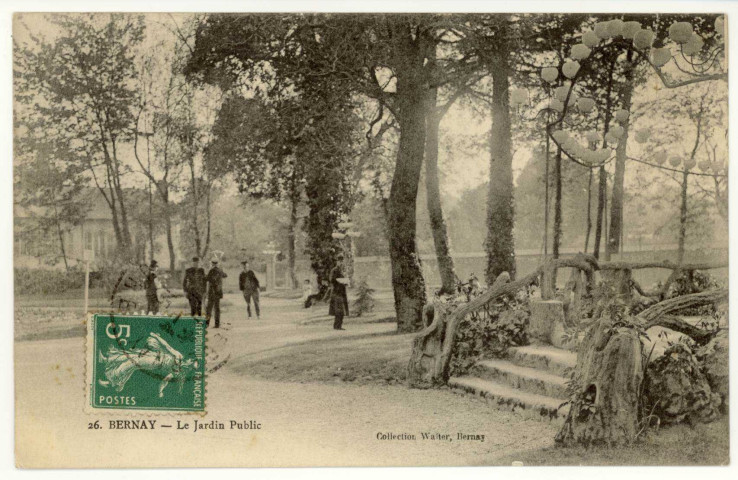 Bernay. Le Jardin Public.