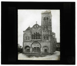 Basilique Sainte-Marie-Madeleine de Vézelay (Yonne), façade ouest.