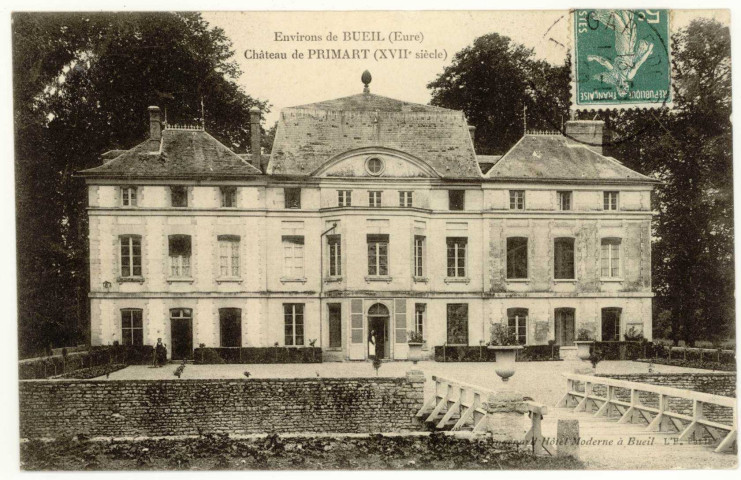 Bueil. Château de Primart (XVIIe siècle).