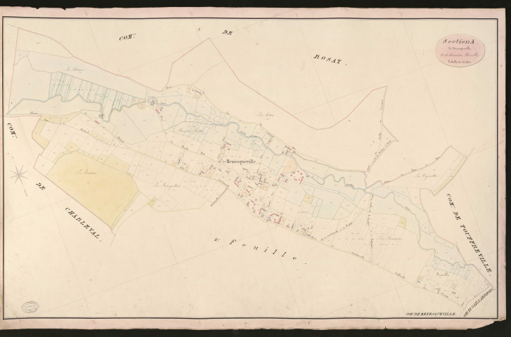 Ménesqueville. Section A _ de Menesqueville _ 3e et dernière Feuille