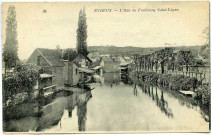Evreux-Ville. L'Iton au Faubourg Saint Léger.