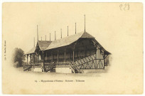 Evreux-Ville. Navarre : Hippodrome d'Evreux - Navarre - Tribunes.