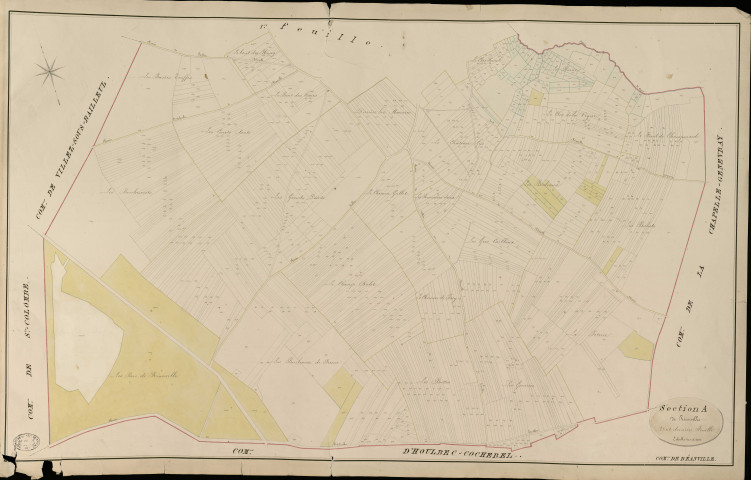 Réanville. Section A _ de Réanville _ 2e et dernière Feuille