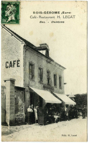Bois-Jérôme-Saint-Ouen. Café Restaurant H Lecat.