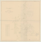 Brionne _ MRU _ Plan topographique des îlots sinistrés, avec nivellement de précision, en 2 feuilles