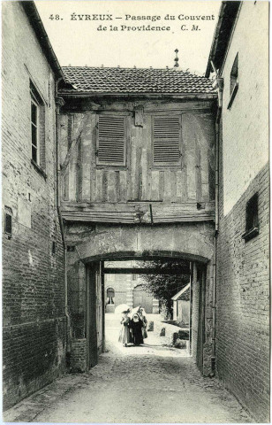 Evreux-Ville. Passage du Couvent de la Providence.