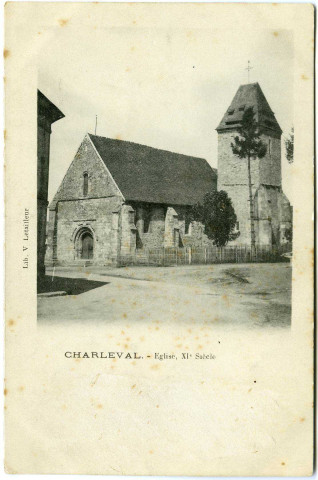 Charleval. Eglise, XIe siècle.