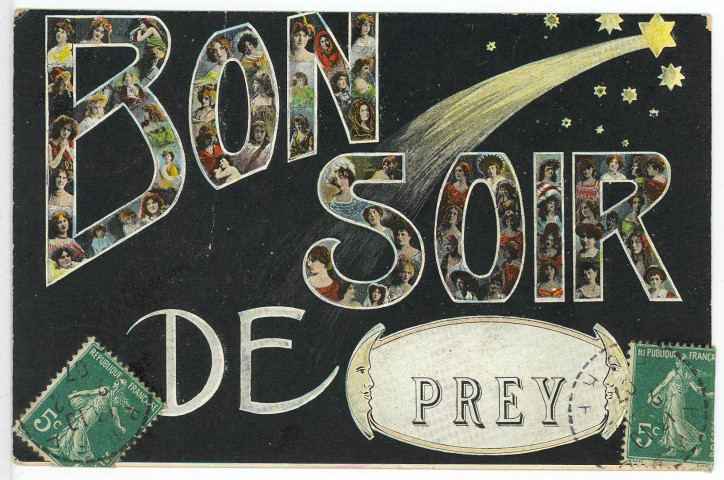 Prey. Carte souvenir.