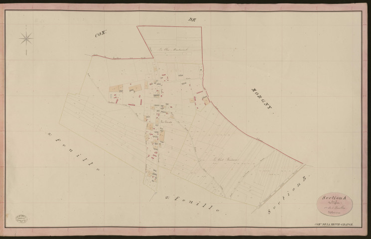 Neuve-Grange (La). Section A _ de l'Eglise _ 1re de 3 Feuilles