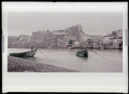 Bac sur les rives de l'Euphrate à Biredjik (Turquie) (notice PA).