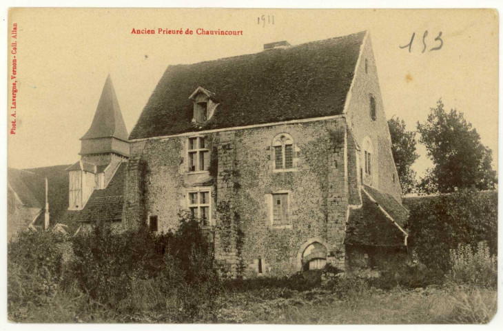 Chauvincourt. Ancien Prieuré de Chauvincourt.