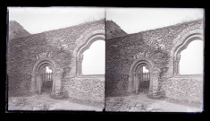 Ruines et vestiges du château de Vianden (Luxembourg).