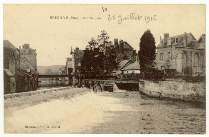 Brionne. Sur la Risle.