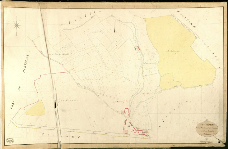 Evreux. Section G _ de la Sablonière et de la Monnerie _ 2e de 4 Feuilles