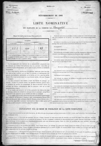 BOUQUETOT 1901