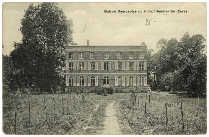 Heudreville-sur-Eure. Maison Bourgeoise du Hon-d'Heudreville (Eure).