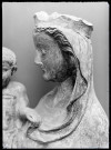 Statue de Vierge à l'enfant du XIVème siècle de l'église de Sancourt (Eure).