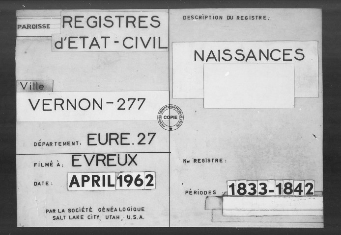 N (1833-1842)