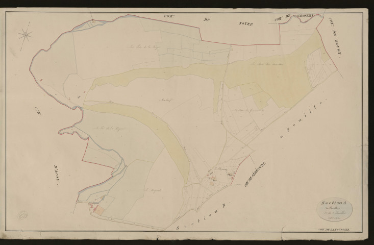Houssaye (La). Section A _ de Chatelliet _ 1re de 2 Feuilles