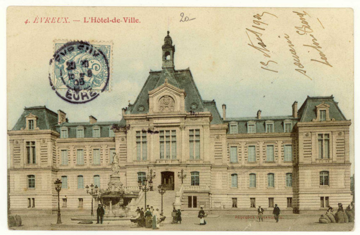 Evreux-Ville. L'Hôtel de Ville.