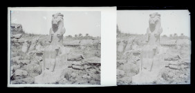 Statue de la déesse Sekhmet à Karnak (Égypte).