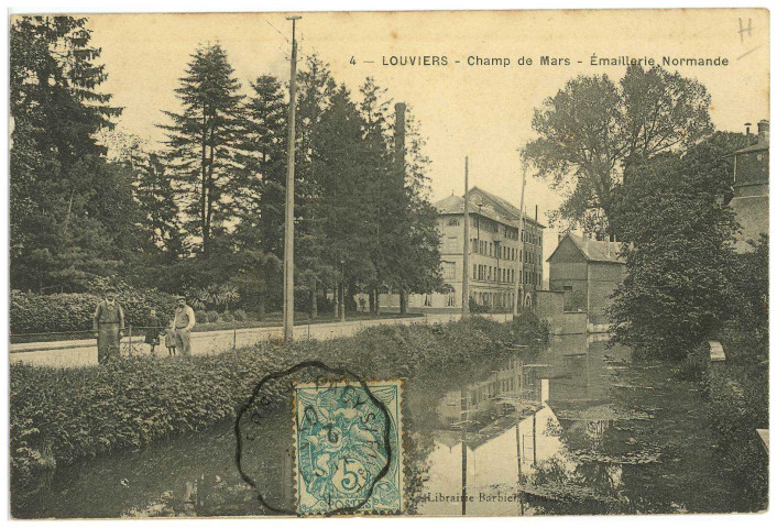 Louviers-Ville. Champ de Mars - Emaillerie Normande.