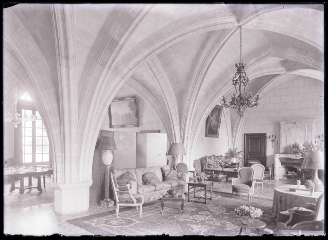Salon du Château de Longpont (Aisne).