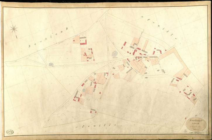 Evreux. Section C _ de Nétreville _ 2e de 3 Feuilles