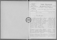 Tables (1923-1932)