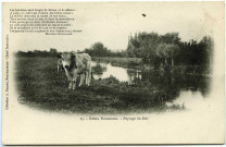 Divers. Scènes Normandes. - Paysage du Soir.