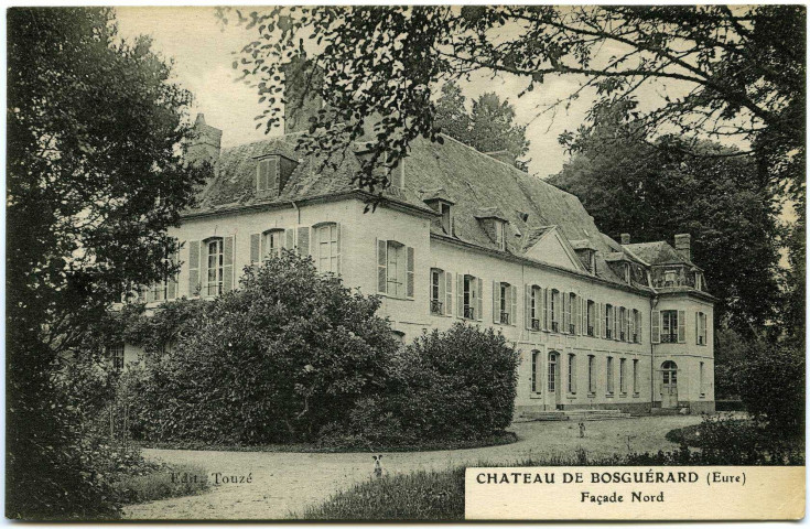 Bosguérard-de-Marcouville. Château de Bosguérard (Eure) - Façade Nord.