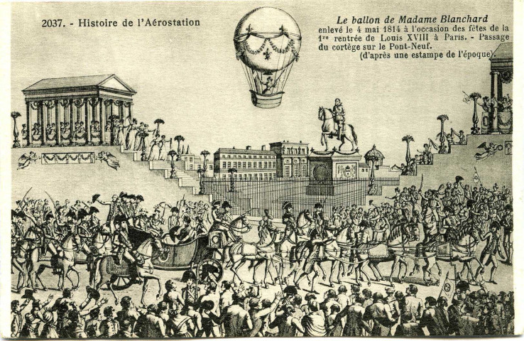 Andelys (Les). Histoire de l'Aérostation.