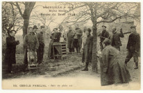 Caillouet-Orgeville. Hôpital militaire : Guerre du Droit 1914 : Cercle Familial-Jeux en plein air.