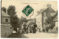 Aizier. Le bourg.