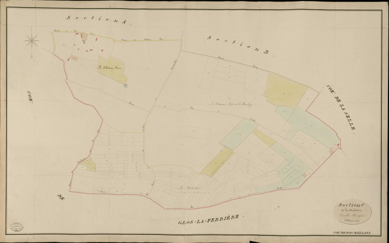 Bois-Maillard (Le). Section C _ de la Maladrie _ Feuille Unqiue
