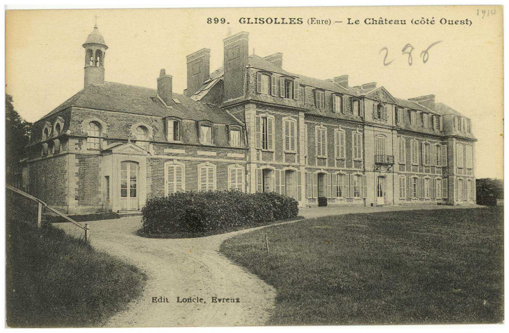 Glisolles. Le Château (côté Ouest).