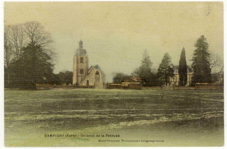 Campigny. Un bout de la Pelouse.