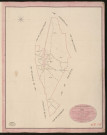 Thil-en-Vexin (Le). Tableau d'assemblage du Plan Parcellaire de la Commune du Thil. _ Canton d'Etrépagny - Andelys - Eure. _ Terminé sur le terrain le 8 août 1849, sous l'administration de M. Vallon, Préfet - M. Marre, Maire et sous la direction de M. Chauveau, Directeur des Contributions directes. _ M. Le Fébure, Géomètre en Chef. _ Par M. Martin, Géomètre de 1re classe
