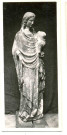 Statue de la Vierge à l'enfant de l'église de Beauficel-en-Lyons (Eure, France)